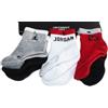 Jordan Legacy 6Pk Ankle Calzini per bambini Gym Red 12/24 mesi