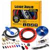 LEIGESAUDIO Kit di cablaggio per amplificatore da 4 gauge Ture 4 AWG, kit di cablaggio per subwoofer per auto che ti aiuta a creare collegamenti e porta energia alla tua radio, subwoofer e