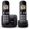 Panasonic Telefono cordless duo dect nero con segreteria Panasonic KXTGC222FRB