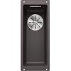 BLANCO SUBLINE 160-U - Lavello da cucina in granito sottile per basi di lavello con larghezza di 30 cm - SILGRANIT - Grigio - 523397
