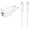 WTK Cavo e Wallplug (USB-C + USB-C) 20W - WTK - refurbished