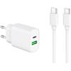 WTK Cavo e Wallplug (USB-C + USB-C) 20W - WTK - refurbished