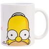 STOR Tazza in Ceramica I Simpson 325ml - Tazza da Colazione con Design Originale in Sublimazione - Prodotto Ufficiale Marvel - Ideale per Caffè e Tè