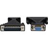ECSiNG Adattatore seriale DB9 femmina a 9 pin a DB25 maschio a 25 pin per computer, fotocamere digitali, stampanti di codici a barre, 2 pezzi