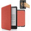 MyGadget Custodia per Amazon Kindle Paperwhite 11a generazione dal 2021 Cover con Funzione Sonno | Sveglia automatica Integrata - Rosa
