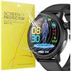 Blueshaweu Pellicola protettiva compatibile con YYKY ECG Smartwatch da 1,4 ET470, HD trasparente, pellicola protettiva flessibile in TPU [6 pezzi] compatibile con YYKY ET470 Smartwatch (trasparente)