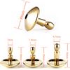 SuperLove Mushroom Urethral Plugs Set Gold