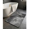 Pinkrin Diatomite Stone Bath Mat - Tappetino da Bagno in Pietra Morbido e Confortevole, Estremamente Assorbente, Perfetto Tappetino da Bagno Antiscivolo, Adatto per Diversi Stili di Casa