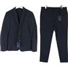 ZAPA Completo Uomo D 48 / D 44 2 In1 Rigido Formale Blu Scuro Navy 2 Bottoni