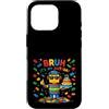 Colorful Bricks Birthday Boy Apparel & G Custodia per iPhone 16 Pro Bruh È il mio compleanno Building Blocks Boy Birthday