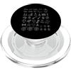 Science Creative Ideas Matematica Fisica Astronomia Biologia Chimica Scienza Doodle PopSockets PopGrip per MagSafe