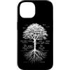 Nature Lover Outdoor Forest Wildlife Tre Custodia per iPhone 14 Diagramma delle radici degli alberi Natura Foresta Fauna selvatica all'aperto Vintage