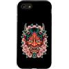 TOKYO WAVES Oni Mask Designs Custodia per iPhone SE (2020) / 7/8 Maschera giapponese del diavolo Yokai del diavolo Hannya Giappone Oni