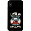 Level 20 Unlocked Awesome Since 2006 Custodia per iPhone XS Max Livello 20 sbloccato fantastico dal 2006