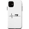 Heartbeat Sewing Machine Custodia per iPhone 11 Macchina da cucire Heartbeat