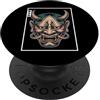 Japanese Oni Mask Aesthetic By TOKYO WAV Yokai Oni Maschera Diavolo Giapponese Demone Tattoo Oni Mask PopSockets PopGrip Adesivo