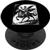 Demonique Tees and Ars Goetia Demon Gift Il selvaggio giro delle ombre di Vassago PopSockets PopGrip Adesivo