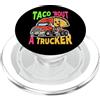 Road Hustle Apparel Taco Bout Un Camionista Divertente Taco Camionista PopSockets PopGrip per MagSafe