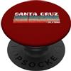 Regali estivi per aquiloni e surfisti California Santa Cruz USA uomini donne PopSockets PopGrip Adesivo