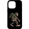 Bigfoot Bonsai Tree Lovers Custodia per iPhone 14 Pro Max Bigfoot - Albero bonsai da portare con sasquatch, giardino, natura zen