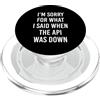 AI Vibe Code Programming Developer Humor Codifica divertente Vibe Agente AI Developer Prompt Ingegnere Coder PopSockets PopGrip per MagSafe