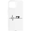 Heartbeat Sewing Machine Custodia per iPhone 15 Macchina da cucire Heartbeat