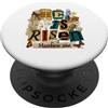 Sacred Collage Art Egli è Risorto Matteo 28:6 Cristiano Pasqua Fede PopSockets PopGrip Adesivo