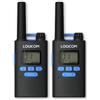 Logicom Essential Walkie Talkie Ricaricabile Adulti Professionali, Canale 16 Ricetrasmittenti PMR, Radio Trasmittenti Kit Sopravvivenza - Set di 2