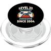 Level 22 Unlocked Awesome Since 2004 Livello 22 sbloccato Fantastico dal 2004 PopSockets PopGrip per MagSafe