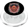 Hannya Oni Mask Aesthetic By TW Maschera giapponese del diavolo Hannya giapponese Oni Maschera Yokai Oni PopSockets PopGrip per MagSafe