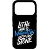 Bible Reflection Grace Reminder Custodia per iPhone 17 Pro Let He Who Is Without Sin Cast The First Stone |-