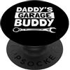 Mechanic Car Enthusiast Designs & Car Ou Daddy's Garage Buddy, amante dell'auto, meccanico, garagista PopSockets PopGrip Adesivo