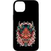 TOKYO WAVES Oni Mask Designs Custodia per iPhone 14 Plus Maschera giapponese del diavolo Yokai del diavolo Hannya Giappone Oni