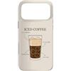 Iced Coffee Club Custodia per iPhone 17 Pro Max Caffè freddo Cold Brew Latte d'avena Sciroppo di vaniglia Ghiaccio