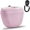 AUDWUD Custodia in Silicone per crocchette per Cani,Contenitore Portatile per l'addestramento Comoda Chiusura con Fibbia Magnetica e Clip in Vita,Senza BPA