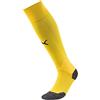 PUMA Liga Socks, Calzettoni Calcio Unisex, Giallo (Cyber Yellow/Puma Black), 1