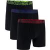 Under Armour Boxer da Uomo UA Performance Cotton 15,2 cm, Confezione da 3, Nero, Nero, Nero, L