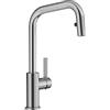 BLANCO JANDORA-S | acciaio inox massiccio spazzolato | alta pressione | con tubo estraibile | antiriflusso | cartuccia ceramica | qualità sicura dell'acqua e risparmio d'acqua