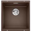 Blanco SUBLINE 400-U - Lavello da cucina in granito sotto-top per basi di lavello con larghezza di 50 cm - SILGRANIT - Marrone - 523431, 50 cm