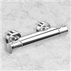 Hanstore Aggiornamento termostatico doccia bar rotondo parete miscelatore miscelatore doccia doccia miscelatore valvola anti scottatura acqua calda fredda intelligente temperatura costante finitura cromata