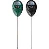 Yizerel Misuratore di umidità del suolo, misuratore di umidità per piante domestiche, tester per terreno, sensore igrometro per giardino, prato e giardino, uso interno ed esterno, non richiede batteria