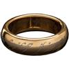 Weta Workshop Anello di tungsteno Il Signore degli Anelli L'Unico Anello (placcato oro) Taglia 7