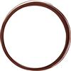 Vaessen Creative Filo di Ferro Modellabile Piatto da 5 m x 1 mm x 3,5 mm Chocolate (Marrone) - Filo Flessibile per Creazioni Floreali, Realizzazione di Gioielli e Modellismo