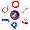 ePathChina Kit di installazione dell'amplificatore, Kit di installazione subwoofer amplificatore cablaggio audio per auto, Cavi per altoparlanti Cavo di alimentazione per auto con portafusibili