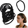 Righe e Pois 10 Fascette Per Capelli Nere Unisex Elastiche In Filanca 1 CM Made In Italy Elastici Capelli Donna e Uomo Confezione da 10 Fermacapelli