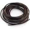LolliBeads, laccio in vera pelle, Pelle, Round Dark Brown_3mm_5M, 3mm 5yard