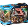 Playmobil History Set 70954 Medieval Bakery Shop Baguette Croissant NUOVO...