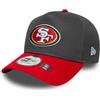 New Era E-Frame Snapback Cap - Etichetta San Francisco 49ers - Taglia unica Antracite