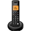 ALCATEL E260 S. Voice - Telefono fisso cordless DECT con segreteria - Design compatto - Grande display retroilluminato - Vivavoce - Funzione blocco chiamate indesiderate - Nero