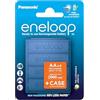 eneloop Batterie Ricaricabili AA Ni-MH, 2000 mAh, Confezione da 4 con Custodia